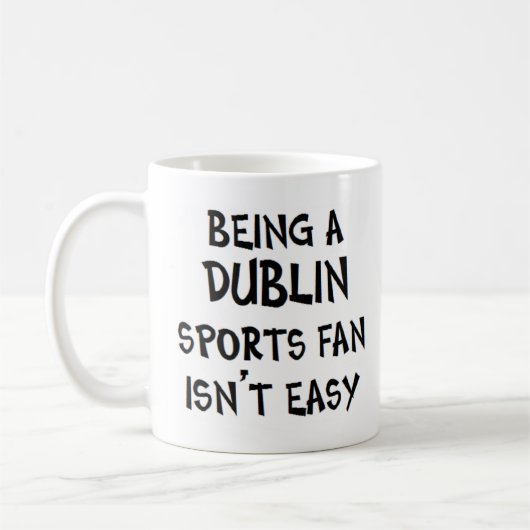 Dublin-Sportfan, der ist Kaffeetasse (Links)