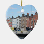 Dublin-Stadt auf dem Liffey Keramikornament (Rechts)