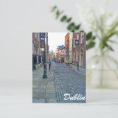 Dublin Street Postkarte (Stehend Vorderseite)