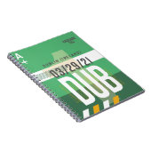 Dublin - Travel Journal Notizblock (Rechte Seite)