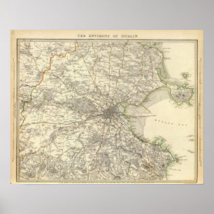 Dublin-Umgebung Poster