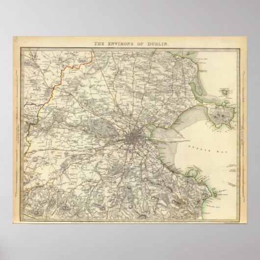 Dublin-Umgebung Poster (Vorne)