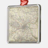 Dublin-Umwelt Silbernes Ornament (Links)