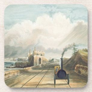 Dublin- und Kingstown-Eisenbahn: Vom Steg Getränkeuntersetzer
