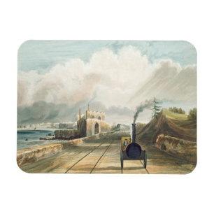 Dublin und Kingstown Railway: Von der Fußbrücke Magnet