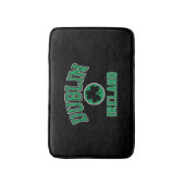 Dublin Varsity Style Kleeblatt Green Print Badematte (Vorderseite Vertikal)