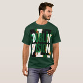 Dublin Vision Glitch St Patricks Day T-Shirt (Vorne ganz)