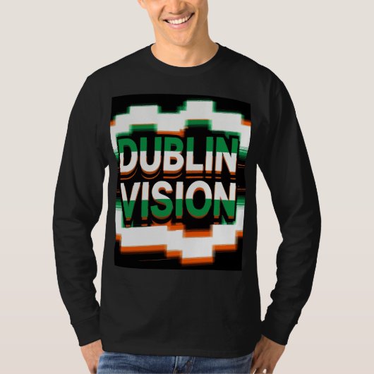 Dublin Vision Pixel Pulse T-Shirt (Vorderseite)