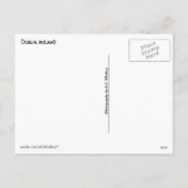 Dublin-Weihnachten Feiertagspostkarte (Rückseite)