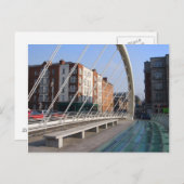 Dubliner Brücke Postkarte (Vorne/Hinten)