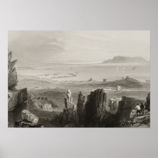 Dubliner Bucht aus Kingstown Poster (Vorne)