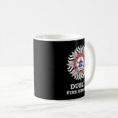 Dubliner Feuerwehr Kaffeetasse (VorderseiteRechts)