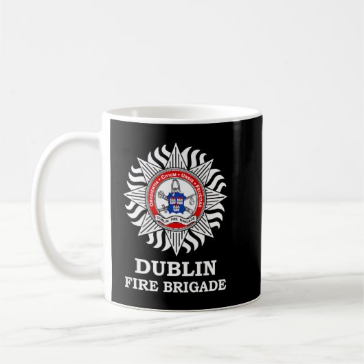 Dubliner Feuerwehr Kaffeetasse (Links)