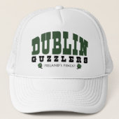DublinGuzzlers - Irland am feinsten - Drinkin Hut Truckerkappe (Vorderseite)