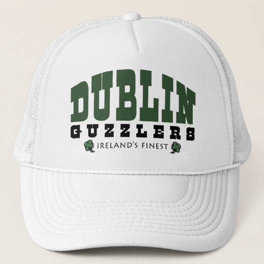 DublinGuzzlers - Irland am feinsten - Drinkin Hut Truckerkappe (Vorderseite)