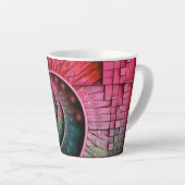 Dubman Designs: Fibonacci-Mosaik-Spiral-Monogramm Milchtasse (Rechte Ecke)