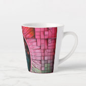 Dubman Designs: Fibonacci-Mosaik-Spiral-Monogramm Milchtasse (Rechts)