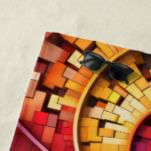 Dubman Does Design:Bright Fibonacci Swirls Strandtuch (Beispiel)