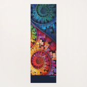 Dubman Does Design:Bright Fibonacci Swirls Yogamatte (Rückseite)