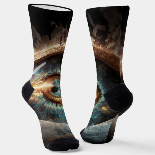 Dubman Does Design: Eye of God, River of Hope Socken (Gewinkelt)