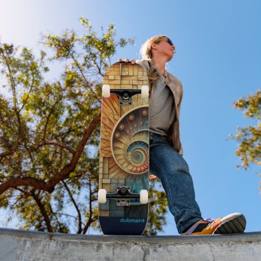 Dubman Does Design: Fibonacci Multiversum-Collage Skateboard (Außenbereich 1)