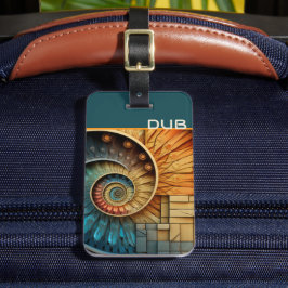 Dubman Does Design: Glowing Fibonacci Sequence Gepäckanhänger