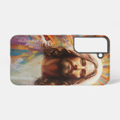 Dubman Does Design: Glowing Fibonacci Spiral Art Samsung Galaxy Hülle (Rückseite (Horizontal))