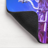 Dubman Does Design: Jesus auf Rädern, vom Himmel g Mousepad (Ecke)