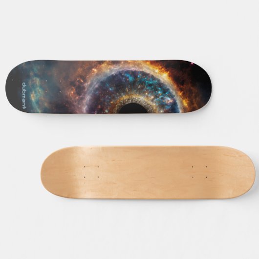 Dubman Does Design: Universal Eye, Celestial Scape Skateboard (Horizontal)