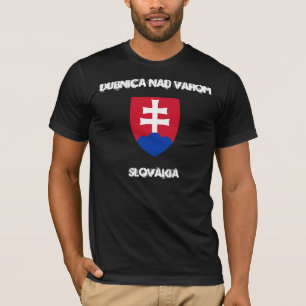 Dubnica nad Vahom, Slowakei mit Wappen T-Shirt