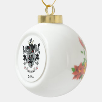 DuBois Familienwappen Keramik Ornament