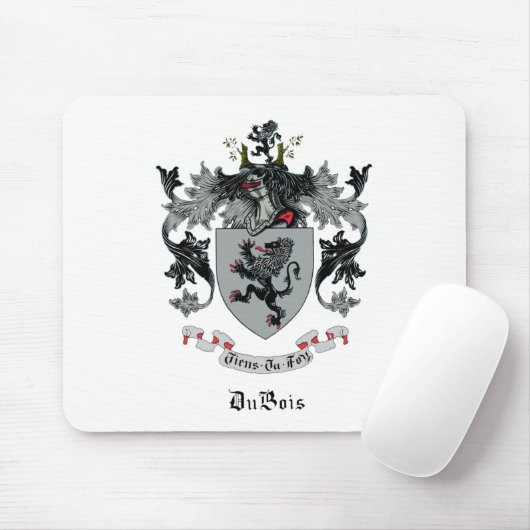 DuBois Familienwappen Mouse Pad Mousepad (Mit Mouse)
