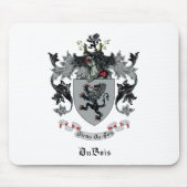 DuBois Familienwappen Mouse Pad Mousepad (Vorne)