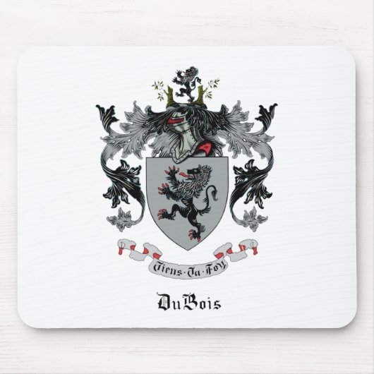 DuBois Familienwappen Mouse Pad Mousepad (Vorne)