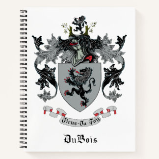 DuBois Familienwappen Spiral Notebooks Notizblock