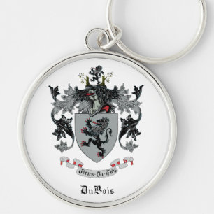 DuBois Family Crest Button Keychain Schlüsselanhänger