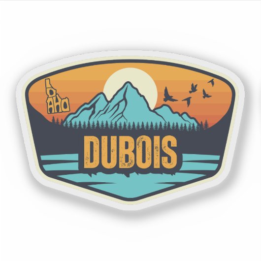 Dubois, Idaho Aufkleber (Vorderseite)