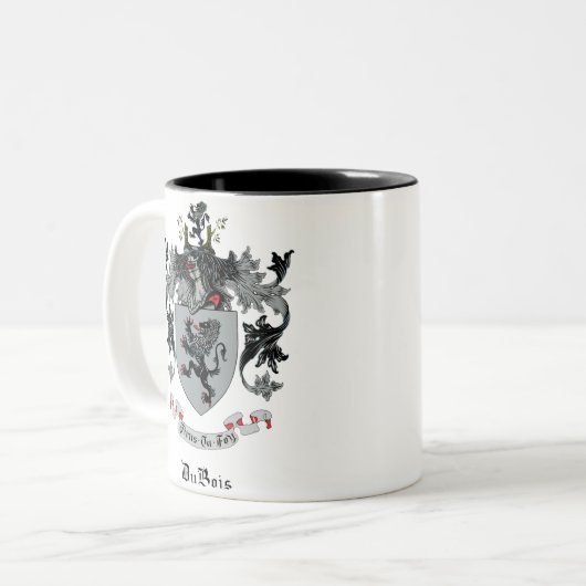 DuBois Wappen Kaffee Tasse (Vorderseite Links)