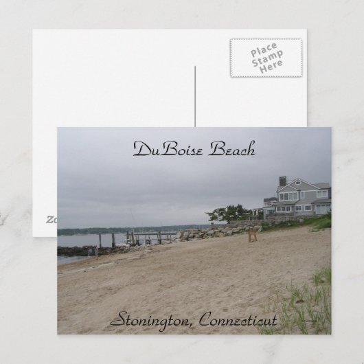 DuBoise Beach, Ct Postkarte (Vorne/Hinten)