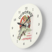 Dubonnet Lady Wall Clock Große Wanduhr (Winkel)