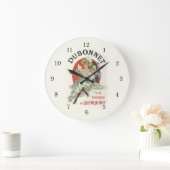 Dubonnet Lady Wall Clock Große Wanduhr (Zuhause)