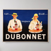 Dubonnet-Poster Poster (Vorne)