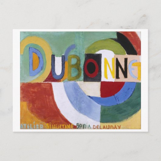 Dubonnet | Sonia Delaunay | Postkarte (Vorderseite)