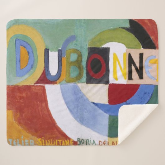 Dubonnet | Sonia Delaunay | Sherpadecke (Vorderseite (Horizontal))