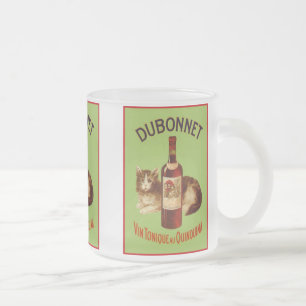 Dubonnet vin Tonique au Quinquina Becher Mattglastasse