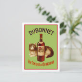Dubonnet vin Tonique au Quinquina Postkarte (Stehend Vorderseite)