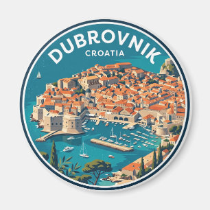 Dubrovnik Altstadt Kroatien Magnet