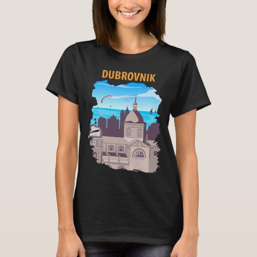 Dubrovnik, Altstadt T-Shirt (Vorderseite)