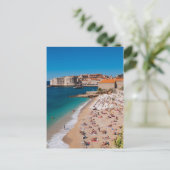 Dubrovnik Altstadt und Banje Beach Postkarte (Stehend Vorderseite)