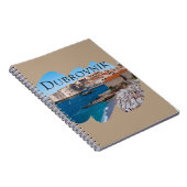 Dubrovnik: Aussicht auf Strand und Altstadt Notizblock (Rechte Seite)